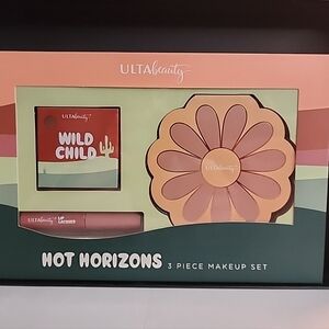 Ulta Beauty Hot Horizons 3 Piece Makeup Set Bronzer Lip Eye Shadow Palette NEW